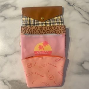 Four ipsy bags